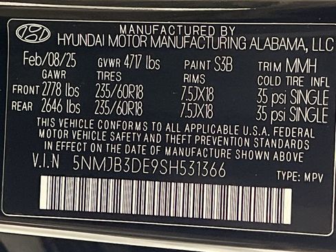 Used 2025 Hyundai Tucson SEL FWD image 64