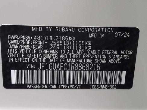 Used 2024 Subaru Impreza 2.0i Sport image 36