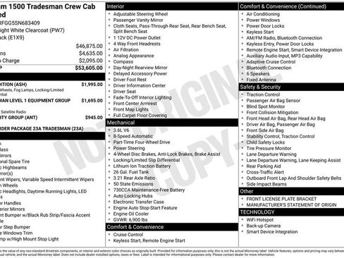 Certified 2025 RAM 1500 Tradesman w/ Night Edition AWD/4WD image 34