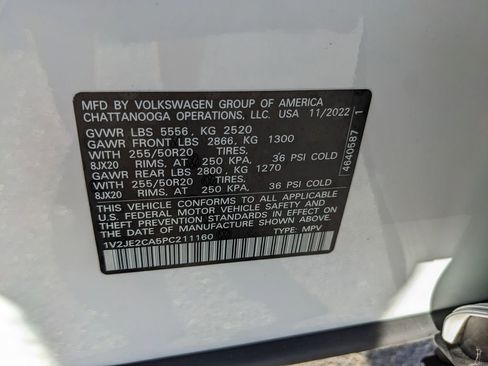 Certified 2023 Volkswagen Atlas Cross Sport SE w/ Panoramic Sunroof Package image 36