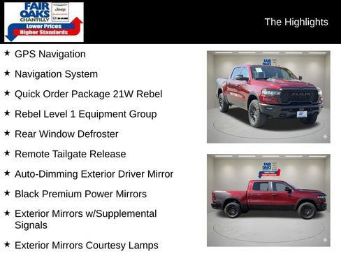 Used 2025 RAM 1500 Rebel w/ Rebel Level 1 Equipment Group AWD/4WD image 2