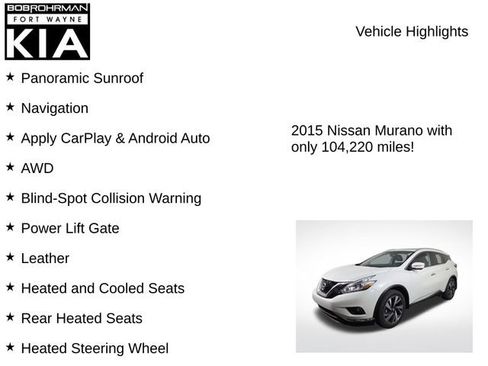 Used 2015 Nissan Murano Platinum w/ Platinum Technology Package AWD/4WD image 8