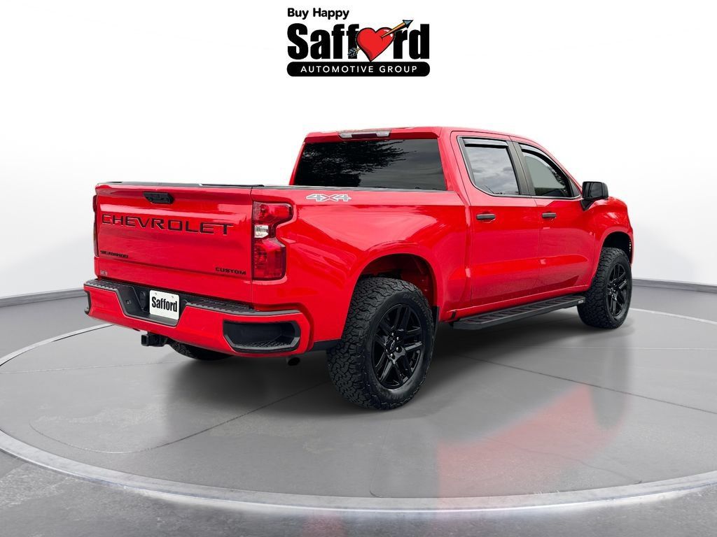 Used 2022 Chevrolet Silverado 1500 Custom w/ LPO, Dark Essentials Package AWD/4WD image 8