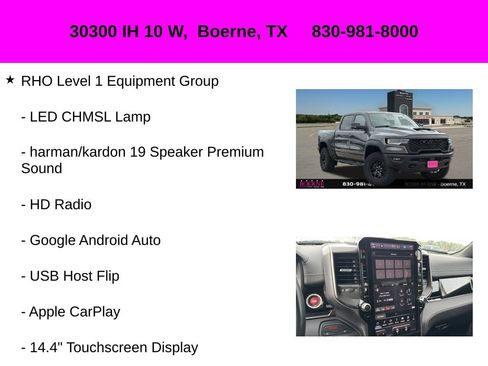 Used 2025 RAM 1500 RHO w/ RHO Level 1 Equipment Group AWD/4WD image 35