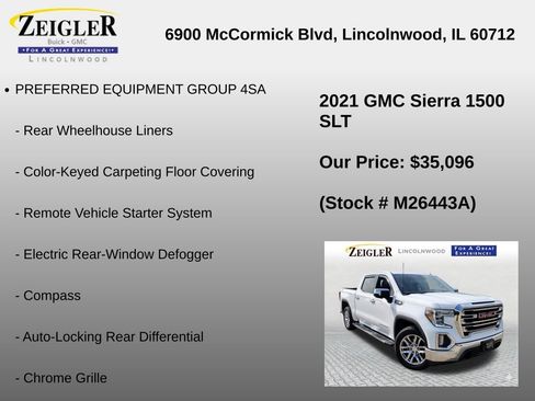 Used 2021 GMC Sierra 1500 SLT AWD/4WD image 12