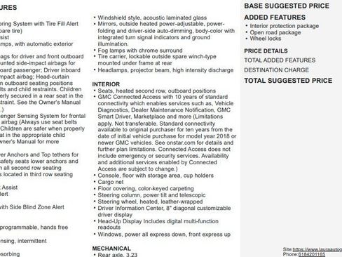 Used 2019 GMC Yukon XL Denali w/ Open Road Package image 2