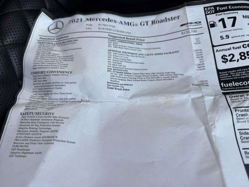 Used 2021 Mercedes-Benz AMG GT Roadster image 43