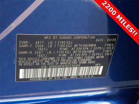 Used 2025 Subaru Crosstrek 2.5i Sport w/ Crosstrek Mirror Package image 26