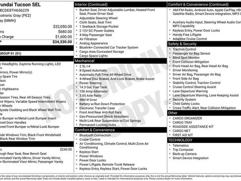 New 2026 Hyundai Tucson SEL image 3