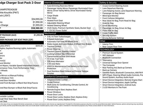 Used 2026 Dodge Charger Scat Pack w/ Blacktop Package AWD/4WD image 9