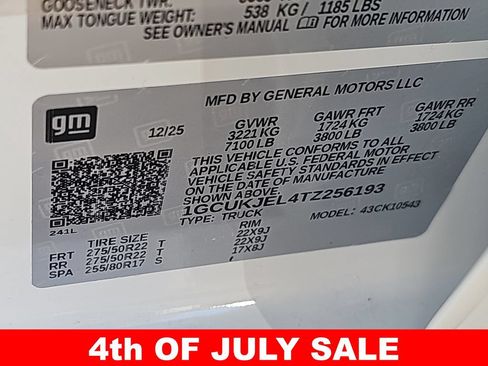 New 2026 Chevrolet Silverado 1500 High Country AWD/4WD image 42