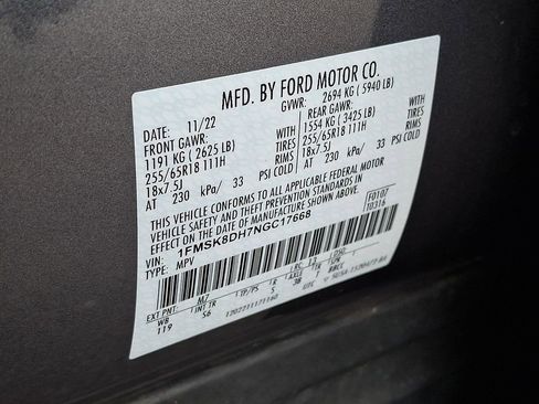 Used 2022 Ford Explorer XLT w/ Equipment Group 202A image 29