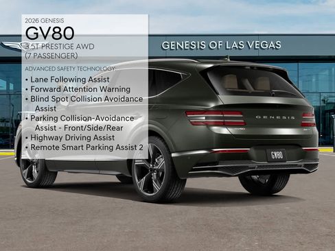 New 2026 Genesis GV80 3.5T Prestige image 7