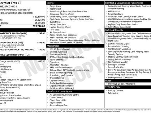 Used 2024 Chevrolet Trax LT w/ Driver Confidence Package FWD image 7