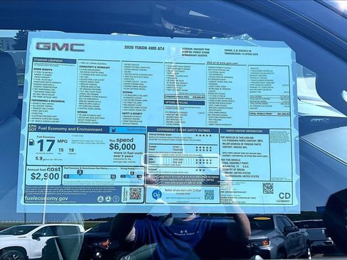 New 2026 GMC Yukon AT4 w/ AT4 Premium Plus Package AWD/4WD image 14