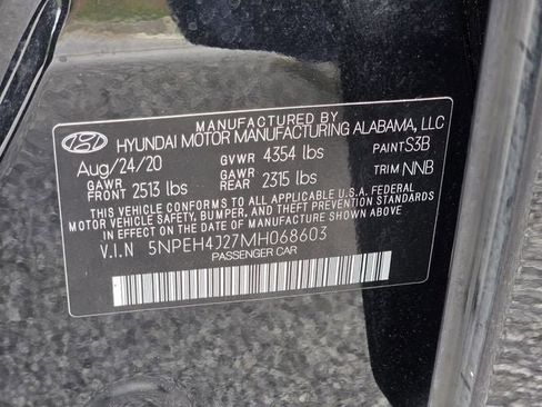 Used 2021 Hyundai Sonata Limited w/ Cargo Package FWD image 33