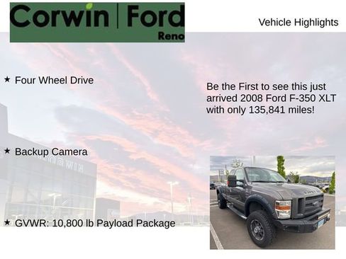 Used 2008 Ford F350 XLT AWD/4WD image 4