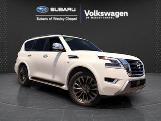 Used 2022 Nissan Armada Platinum w/ Captain's Chairs Package RWD video 1