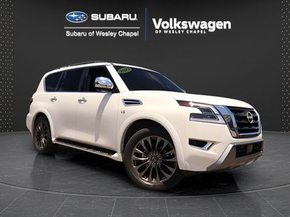 Used 2022 Nissan Armada Platinum w/ Captain's Chairs Package