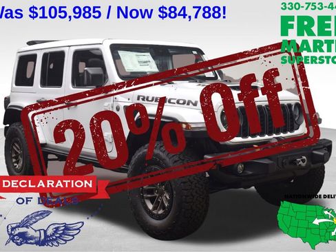 New 2025 Jeep Wrangler Unlimited Rubicon 392 AWD/4WD image 1