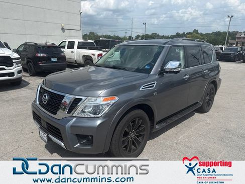 Used 2018 Nissan Armada Platinum w/ Captain Seat Package AWD/4WD image 1