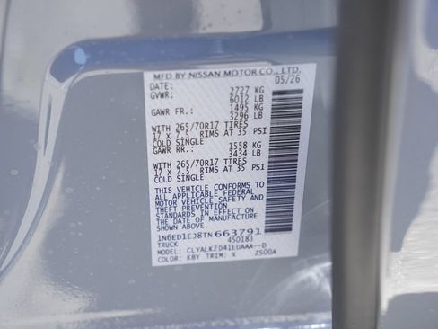 New 2026 Nissan Frontier Pro-X RWD image 32
