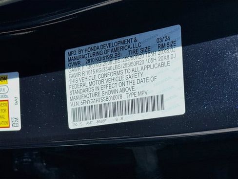 Certified 2025 Honda Pilot Touring image 39