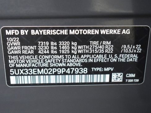Used 2023 BMW X7 M60i AWD/4WD image 64