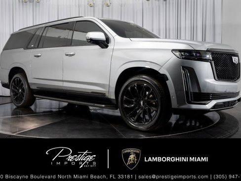 Used 2023 Cadillac Escalade ESV Sport w/ LPO, ONYX Package image 1