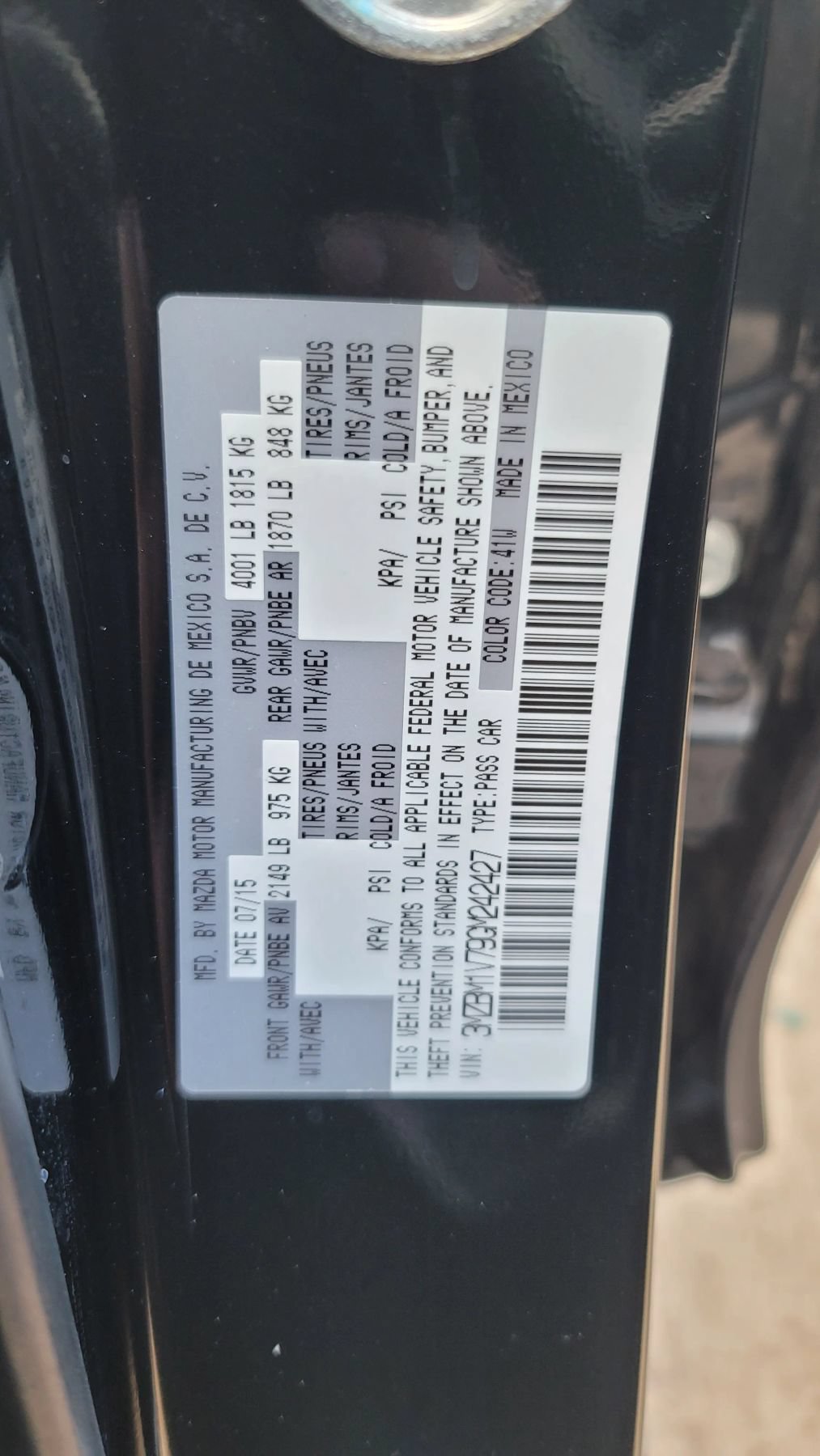 Used 2016 MAZDA MAZDA3 i Touring FWD image 32