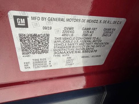 Used 2020 Chevrolet Equinox LT AWD/4WD image 32