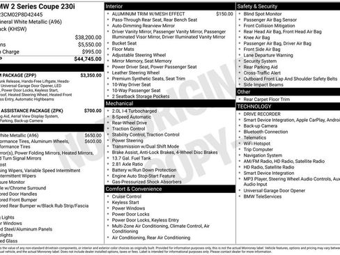 Used 2023 BMW 230i Coupe w/ Premium Package RWD image 2