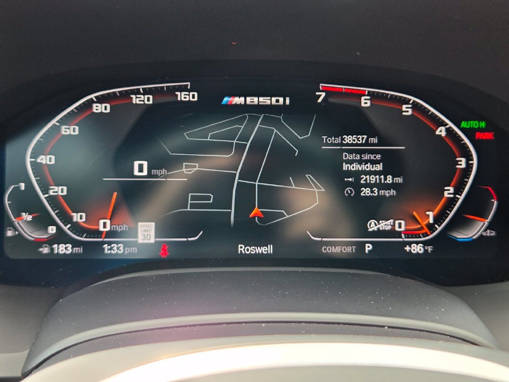 Used 2021 BMW M850i xDrive Convertible w/ Driving Assistance Package AWD/4WD image 28