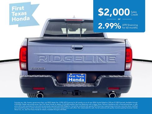 New 2026 Honda Ridgeline RTL image 6
