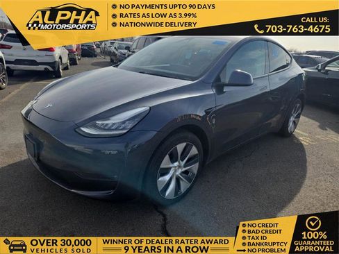 Used 2020 Tesla Model Y Long Range AWD/4WD image 1