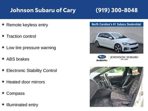 Used 2019 Volkswagen Golf 4-Door FWD image 6