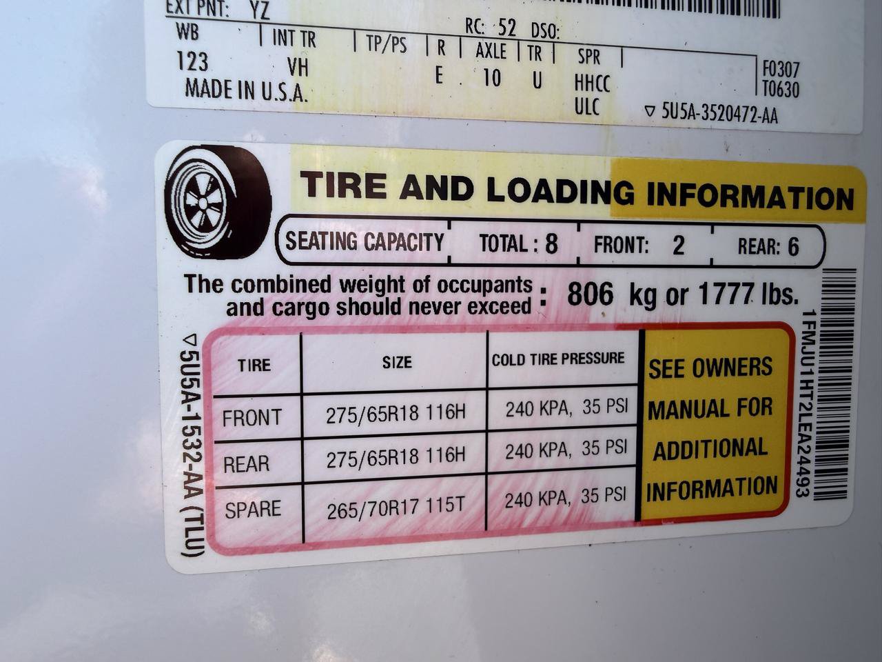 Used 2020 Ford Expedition XLT w/ Equipment Group 201A RWD image 46