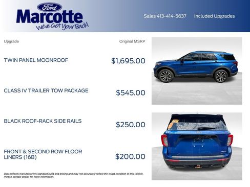 Used 2022 Ford Explorer ST-Line w/ Class IV Trailer Tow Package AWD/4WD image 4