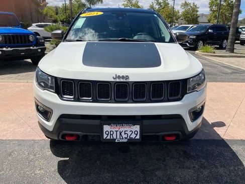 Used 2021 Jeep Compass Trailhawk AWD/4WD image 3