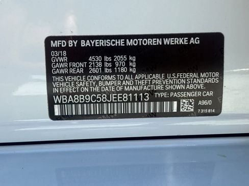 Used 2018 BMW 330i Sedan w/ Convenience Package RWD image 29