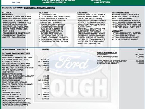 Used 2022 Ford F250 King Ranch w/ King Ranch Ultimate Package AWD/4WD image 61