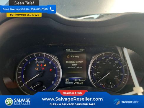 Used 2015 INFINITI Q50 Premium w/ Navigation Package AWD/4WD image 12