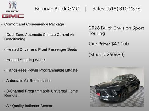 New 2026 Buick Envision Sport Touring AWD/4WD image 6