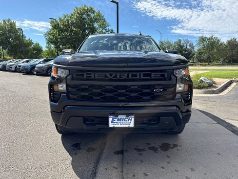Used 2024 Chevrolet Silverado 1500 Custom w/ Turbomax Blackout Package AWD/4WD image 8