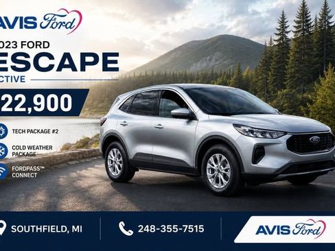 Used 2023 Ford Escape Active w/ Tech Pack #2 AWD/4WD image 1