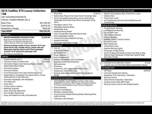 Used 2016 Cadillac XTS Luxury w/ Driver Awareness Package image 3