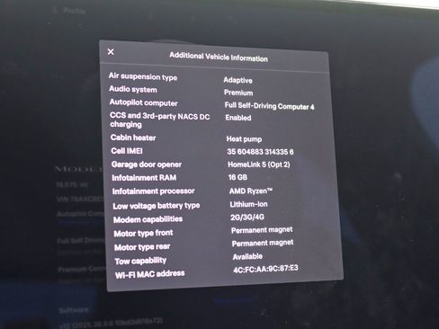 Used 2024 Tesla Model X X LONG RANGE-6 Seater -compute image 28