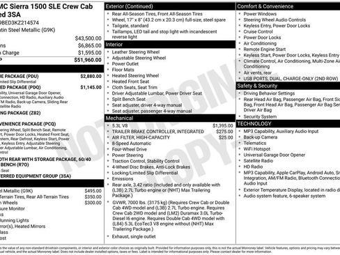 Used 2019 GMC Sierra 1500 SLE w/ SLE Value Package AWD/4WD image 36