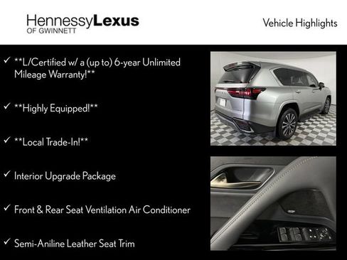 Used 2024 Lexus LX 600 4WD w/ Premium Package image 12