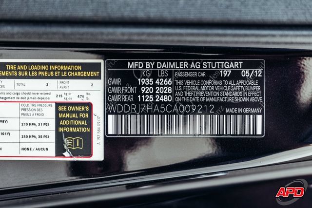 Used 2012 Mercedes-Benz SLS AMG Coupe image 83
